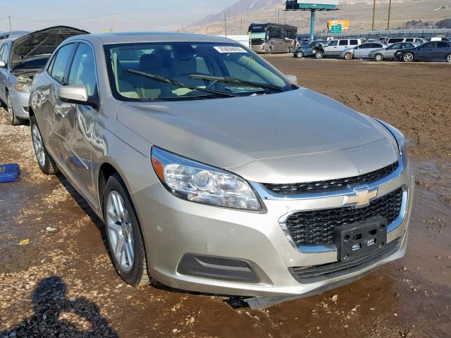 1G11C5SL6EF131348 - 2014 CHEVROLET MALIBU 1LT ოქროსფერი ფოტო 1