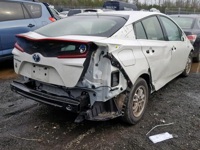 JTDKARFP3H3003919 - 2017 TOYOTA PRIUS PRIM თეთრი ფოტო 4