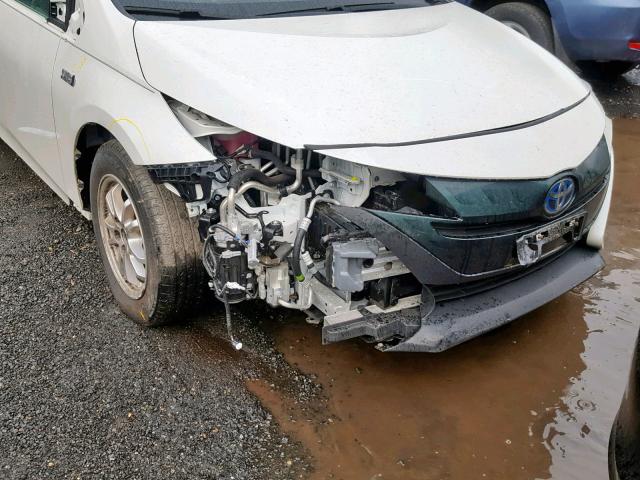 JTDKARFP3H3003919 - 2017 TOYOTA PRIUS PRIM თეთრი ფოტო 9