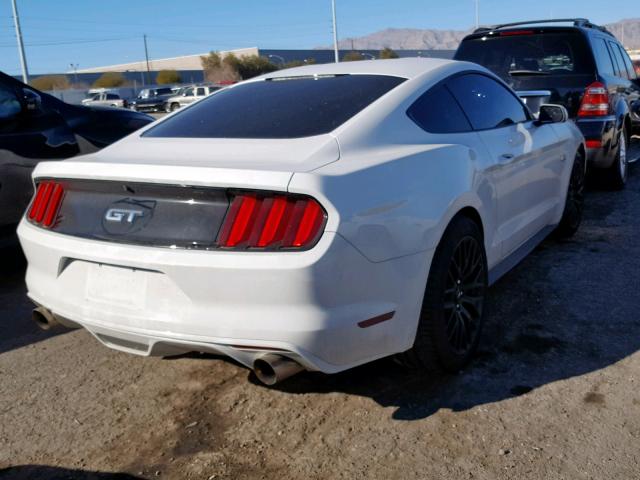 1FA6P8CF9H5351997 - 2017 FORD MUSTANG GT WHITE photo 4