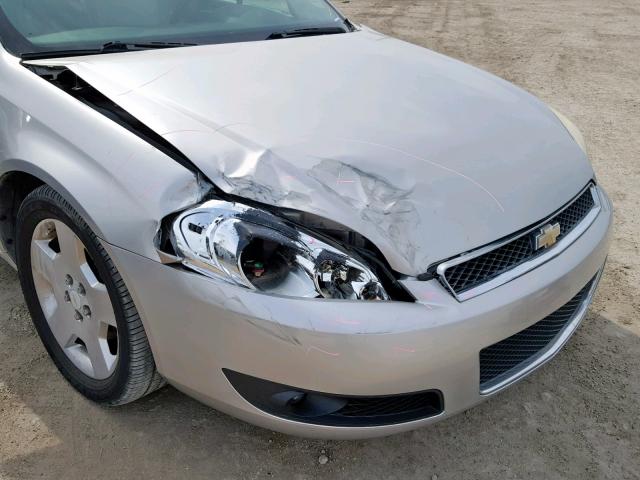 2G1WD58C569105151 - 2006 CHEVROLET IMPALA SUP ვერცხლისფერი ფოტო 9