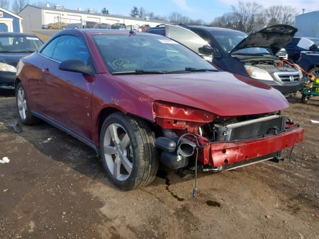 1G2ZH361784113907 - 2008 PONTIAC G6 GT MAROON photo 1