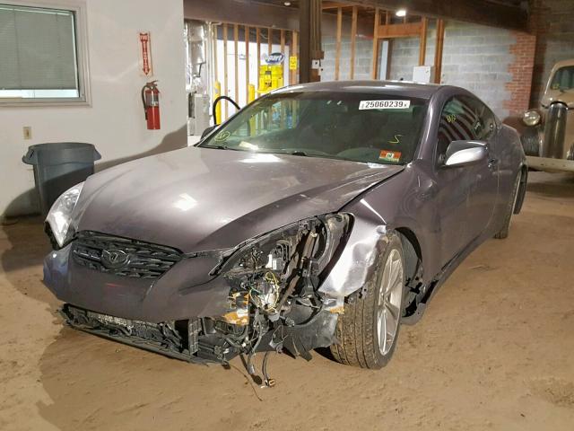 KMHHT6KD3CU072154 - 2012 HYUNDAI GENESIS CO GRAY photo 2