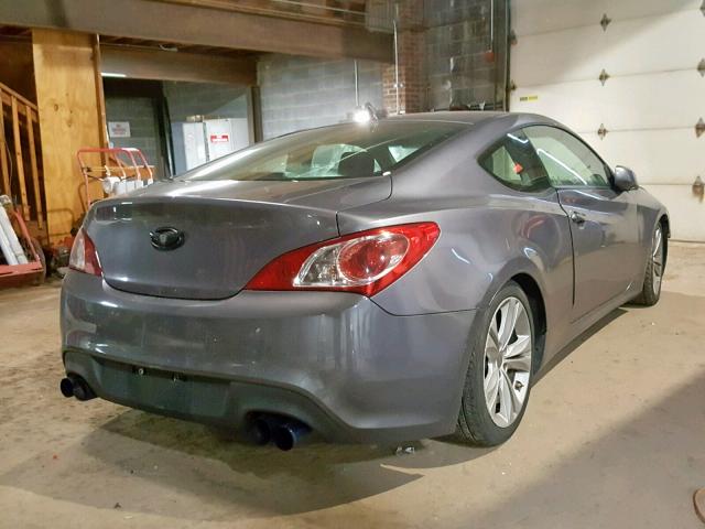 KMHHT6KD3CU072154 - 2012 HYUNDAI GENESIS CO GRAY photo 4