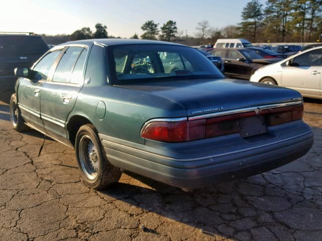 2MELM75W5SX668015 - 1995 MERCURY GRAND MARQ GREEN photo 3