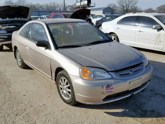 1HGEM22512L004303 - 2002 HONDA CIVIC LX TAN photo 1