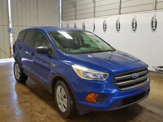 1FMCU0F72HUC31195 - 2017 FORD ESCAPE S BLUE photo 1