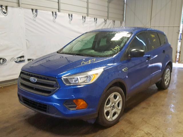 1FMCU0F72HUC31195 - 2017 FORD ESCAPE S BLUE photo 2