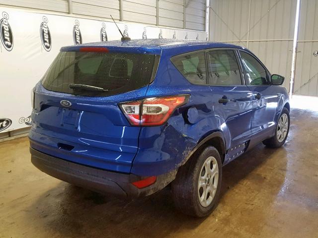 1FMCU0F72HUC31195 - 2017 FORD ESCAPE S BLUE photo 4