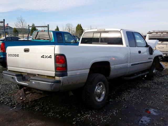 3B7KF23W92M263493 - 2002 DODGE RAM 2500 WHITE photo 4