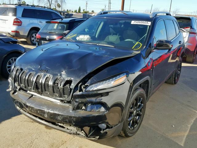 1C4PJLCB7GW287998 - 2016 JEEP CHEROKEE L BLACK photo 2