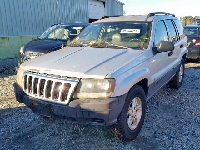 1J4GX48S33C595110 - 2003 JEEP GRAND CHER SILVER photo 2