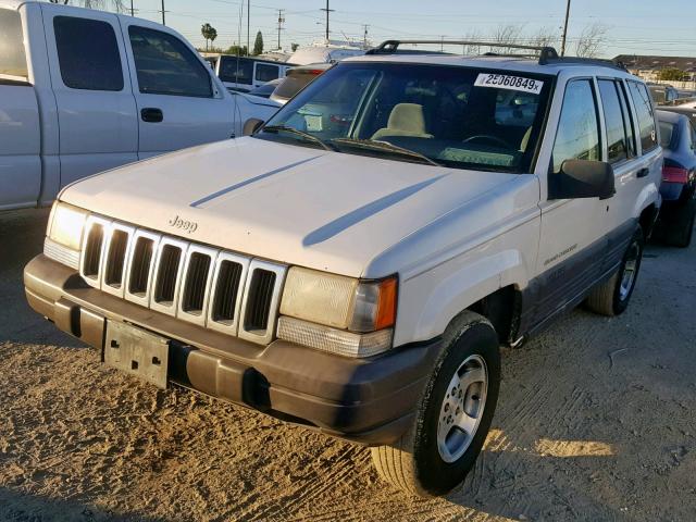 1J4FX58S5WC107894 - 1998 JEEP GRAND CHER WHITE photo 2