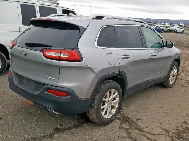 1C4PJMCS7FW745169 - 2015 JEEP CHEROKEE L GRAY photo 4