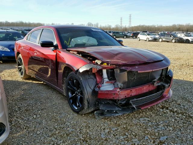 2C3CDXBG9JH247829 - 2018 DODGE CHARGER SX BURGUNDY photo 1