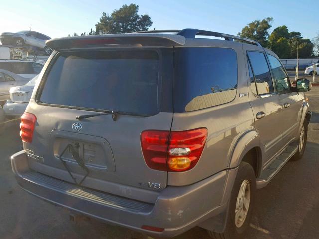 5TDZT38A61S037629 - 2001 TOYOTA SEQUOIA LI BROWN photo 4