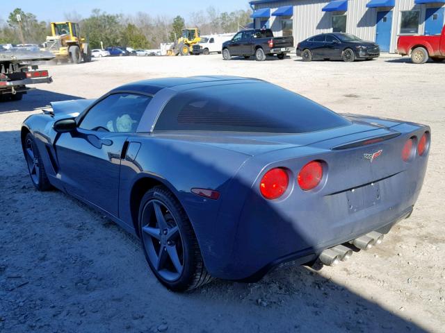 1G1YE2DW0C5106611 - 2012 CHEVROLET CORVETTE BLUE photo 3