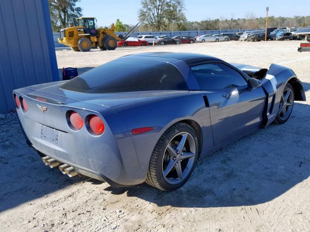 1G1YE2DW0C5106611 - 2012 CHEVROLET CORVETTE BLUE photo 4