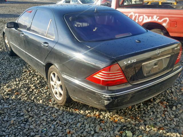 WDBNG83J96A474986 - 2006 MERCEDES-BENZ S 430 4MAT BLACK photo 3