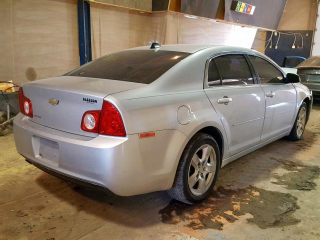 1G1ZB5E0XCF267535 - 2012 CHEVROLET MALIBU LS SILVER photo 4