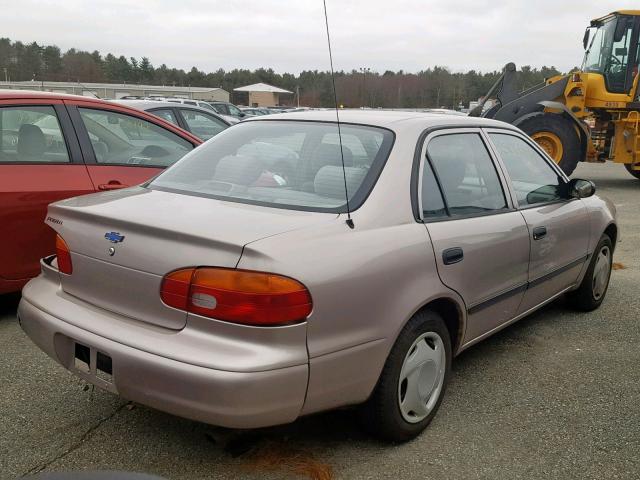 1Y1SK5484YZ433338 - 2000 CHEVROLET GEO PRIZM GRAY photo 4