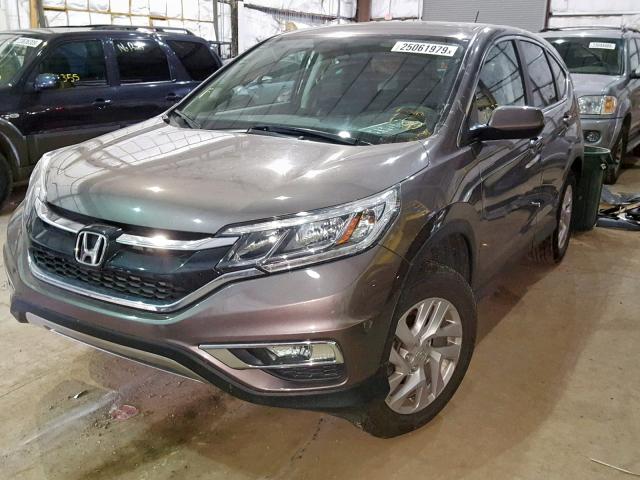 2HKRM4H52FH631654 - 2015 HONDA CR-V EX GRAY photo 2