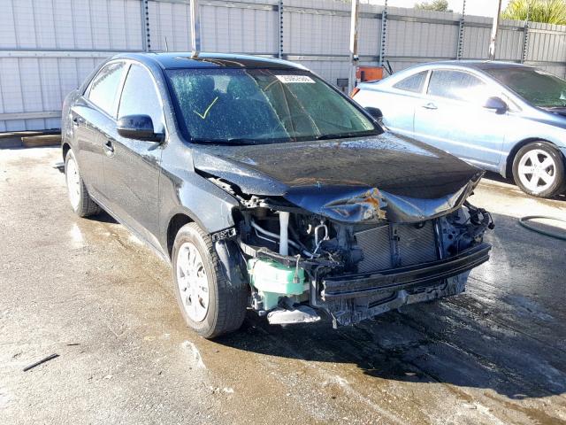 KNAFU4A26D5717224 - 2013 KIA FORTE EX BLACK photo 1