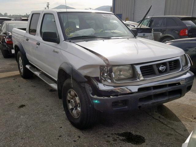 1N6ED27T1YC310526 - 2000 NISSAN FRONTIER C WHITE photo 1