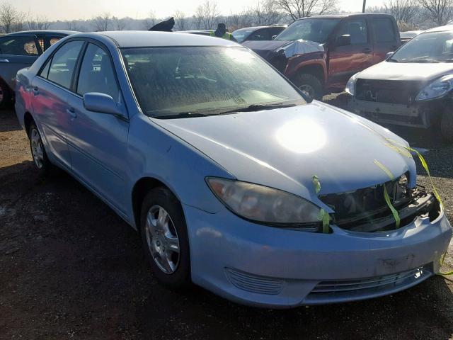 4T1BE32K96U710070 - 2006 TOYOTA CAMRY LE BLUE photo 1