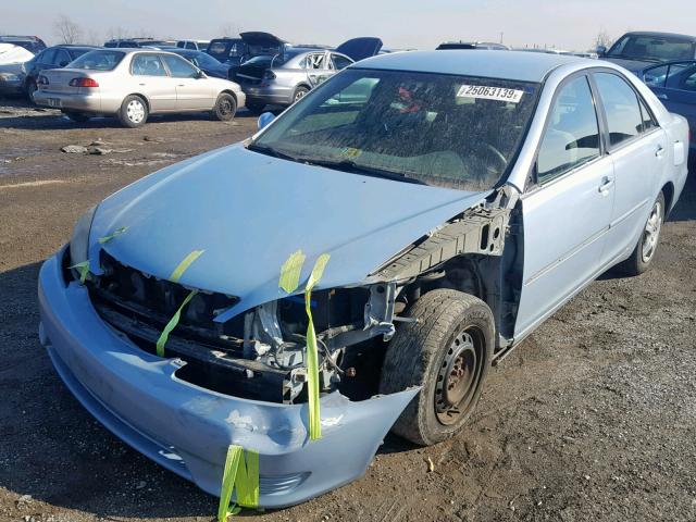 4T1BE32K96U710070 - 2006 TOYOTA CAMRY LE BLUE photo 2