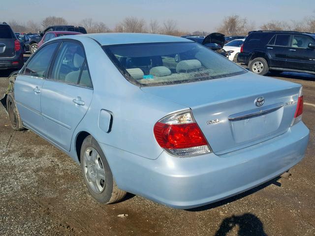 4T1BE32K96U710070 - 2006 TOYOTA CAMRY LE BLUE photo 4
