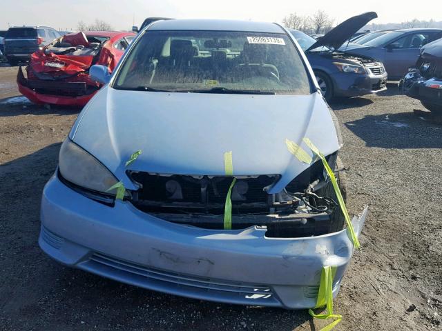 4T1BE32K96U710070 - 2006 TOYOTA CAMRY LE BLUE photo 9