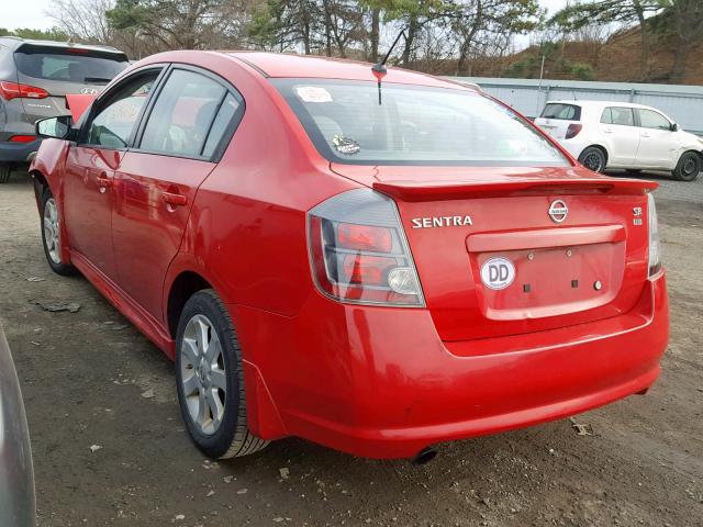 3N1AB61E29L672415 - 2009 NISSAN SENTRA 2.0 RED photo 3