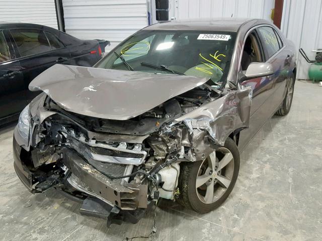 1G1ZC5EU7BF298532 - 2011 CHEVROLET MALIBU 1LT BEIGE photo 2