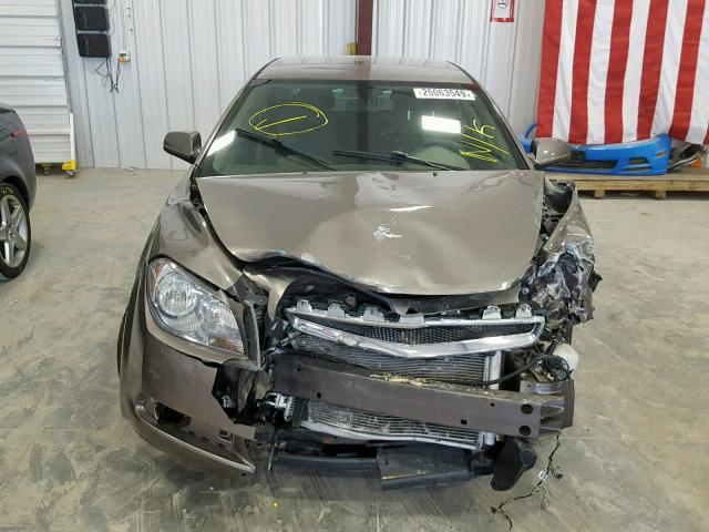 1G1ZC5EU7BF298532 - 2011 CHEVROLET MALIBU 1LT BEIGE photo 9