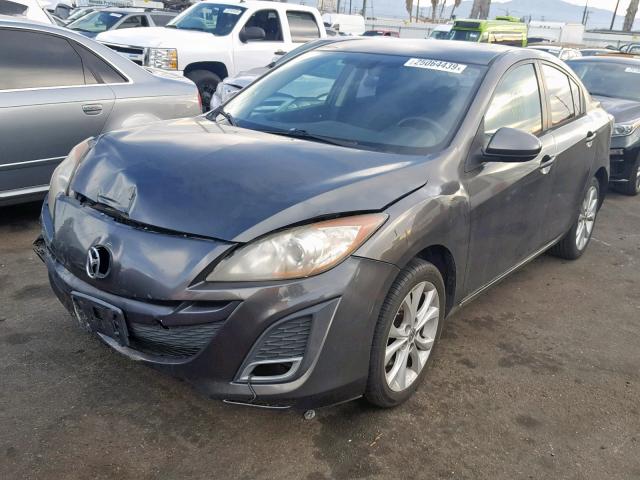 JM1BL1U60B1383584 - 2011 MAZDA 3 S GRAY photo 2