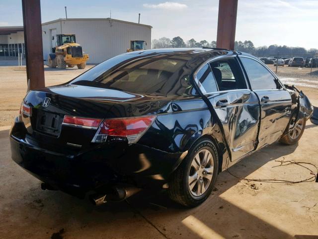 1HGCP2F62BA137388 - 2011 HONDA ACCORD BLACK photo 4