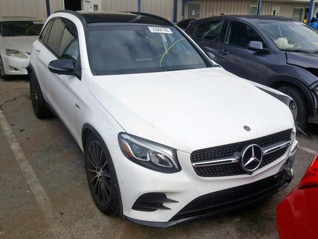 WDC0G6EB2JF428220 - 2018 MERCEDES-BENZ GLC 43 4MA WHITE photo 1