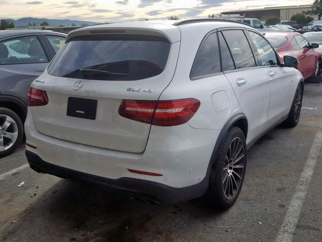 WDC0G6EB2JF428220 - 2018 MERCEDES-BENZ GLC 43 4MA WHITE photo 4