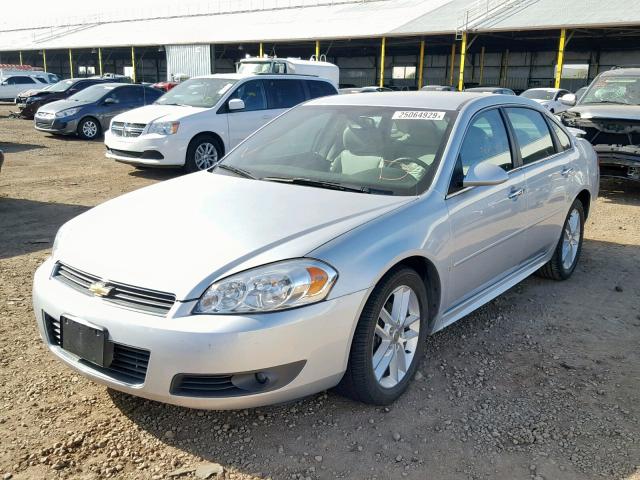 2G1WU57M291269485 - 2009 CHEVROLET IMPALA LTZ SILVER photo 2