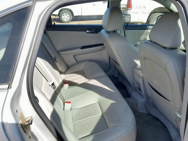 2G1WU57M291269485 - 2009 CHEVROLET IMPALA LTZ SILVER photo 6