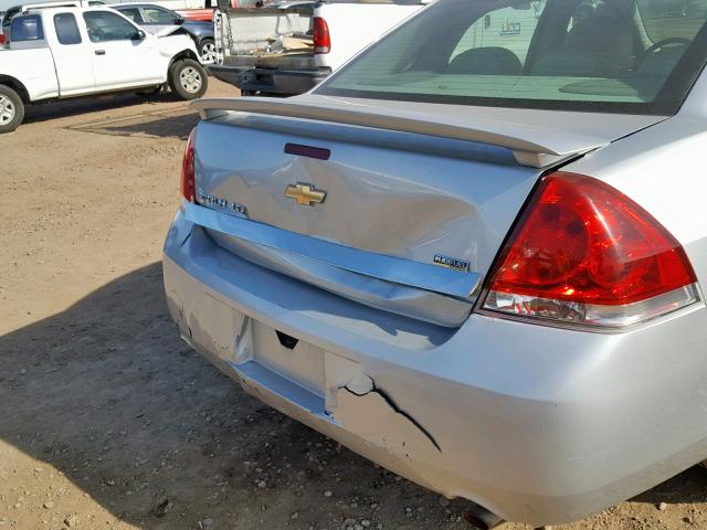 2G1WU57M291269485 - 2009 CHEVROLET IMPALA LTZ SILVER photo 9