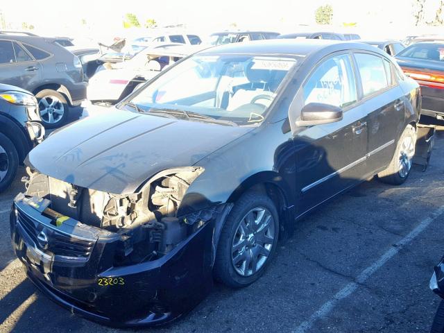 3N1AB6AP0BL663378 - 2011 NISSAN SENTRA 2.0 BLACK photo 2