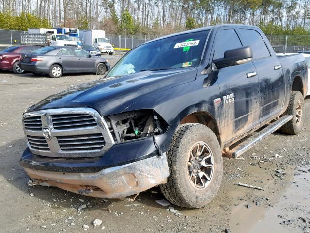 1C6RR7LT4ES169288 - 2014 RAM 1500 SLT BLACK photo 2