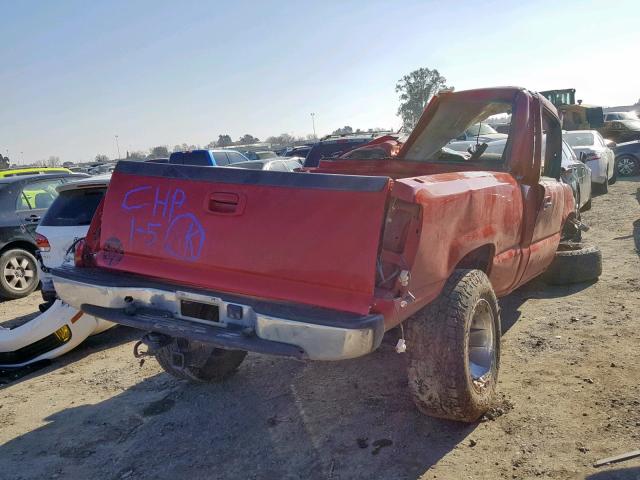 1GTEC14T04Z227956 - 2004 GMC NEW SIERRA RED photo 4