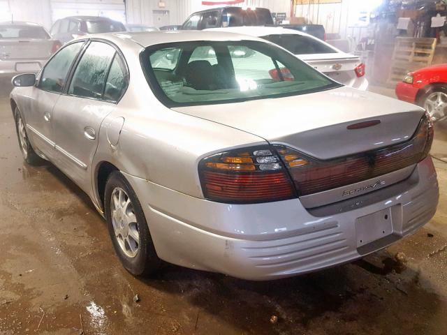 1G2HX52K64U225925 - 2004 PONTIAC BONNEVILLE SILVER photo 3