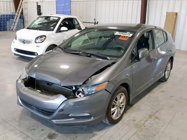 JHMZE2H73AS002948 - 2010 HONDA INSIGHT EX GRAY photo 2