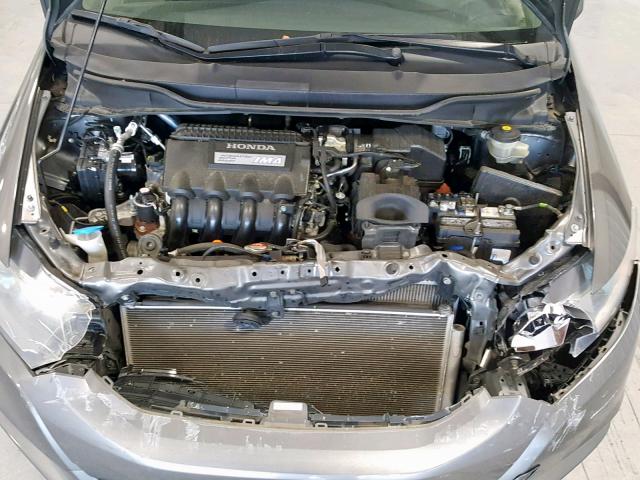 JHMZE2H73AS002948 - 2010 HONDA INSIGHT EX GRAY photo 7