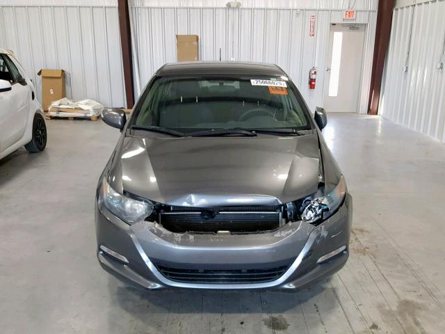 JHMZE2H73AS002948 - 2010 HONDA INSIGHT EX GRAY photo 9