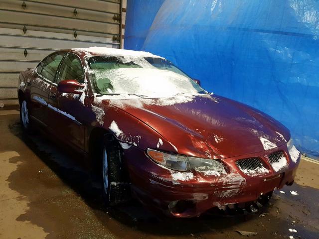 1G2WP52K63F110977 - 2003 PONTIAC GRAND PRIX MAROON photo 1